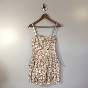 J. Crew Floral Pleated Dress Size 2